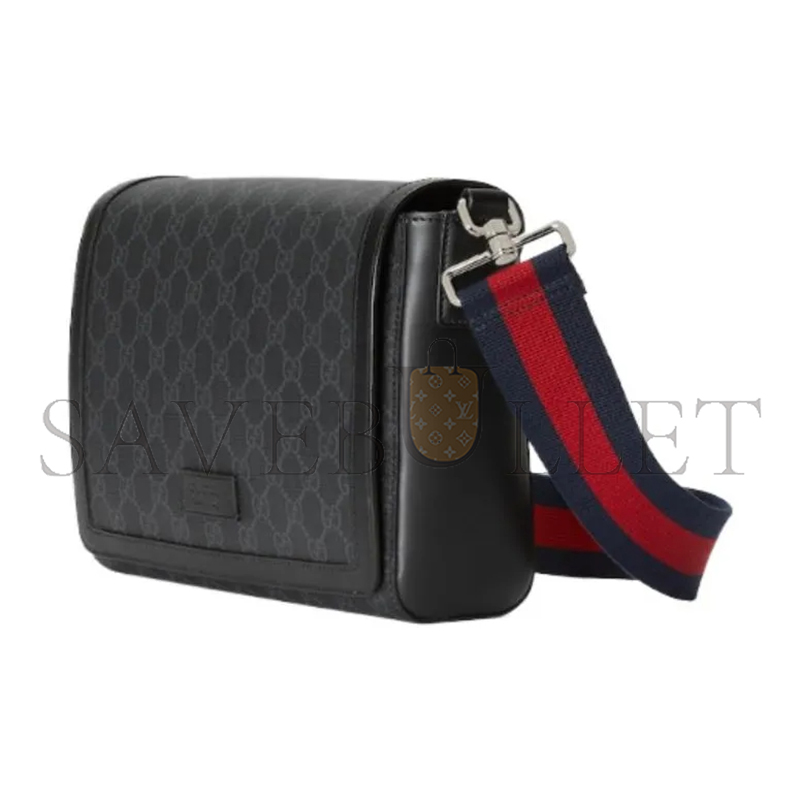 g*u*i gg S*p*e canvas crossbody bag 771167 (27*20*8cm）